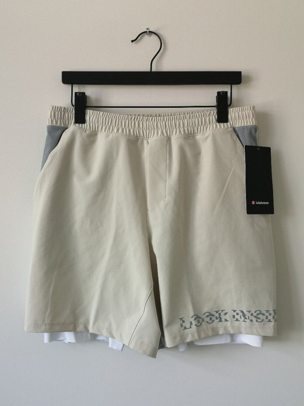 NWT LULULEMON MUSL/CAST Grey Pace Breaker Shorts 7" Lined Nordic Men's XXL